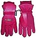 N'Ice Caps Girls Thinsulate and Waterproof Multi Color Tye Dye Floral Ski Gloves