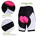 beroy Women 3D Padding Cycling Shorts with Two Pockets,Ladies Bike Shorts