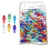 Assorted Color Ornaments For Ceramic Christmas Trees and Other Crafts-432 Pcs.