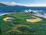 Pebble Beach No. 7 16x20 Open Edition Canvas Giclee