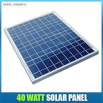 Solartech Power 40 Watt 12volt Solar Panel UL Listed