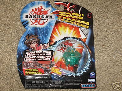 Bakugan Battle Brawlers Translucent Green Ventus Tigrerra Booster Pack