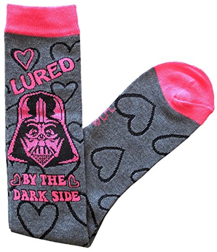 Star Wars Darth Vader Lured Junior/Women's Valentine's Day Socks Shoe Size 4-10