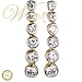 WILLOW XPRESS: *GOLD VERMEIL DIAMOND CZ BUBBLES CZ EARRINGS*