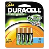 Duracell Products - Duracell - Rechargeable Ni-MH Batteries, AAA, 4/Pack - Sold As 1 Pack - High performance; economical. - Last up to 4000x longer than disposable cells. - Environmentally friendlier and more efficient than Ni-Cd. - Charge in as little as 15 minutes. -