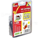 Inkrite Printer Ink (With Chip) for Canon iP3300 4200 4300 5200 ix4000 MP500 - CLI-8Y Yellow (Horse)
