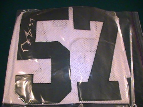 BART SCOTT SIGNED AUTOGRAPHED NEW YORK JETS JERSEY W/ HOLOGRAM + COA