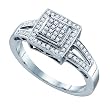 0.20CTW DIAMOND MICRO PAVE RING Size 7