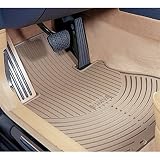 BMW X3 E83 Genuine Factory OEM 82110305567 Beige Front All Season Mats 2004 - 2010 (set of 2 front mats)