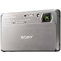 Sony DSC-TX7 Digitalkamera (10 Megapixel Exmor R Sensor, 25mm Carl Zeiss Vario Tessar Weitwinkelobjektiv mit innenliegendem 4fach optischem Zoom, 8,9 cm (3,5 Zoll) Touchscreen LCD, Full HD Video) silber