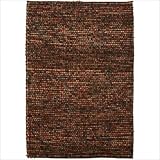 IMAGE OF Bubble BB-12 Ebony Shag Rug Size: 5' x 8'