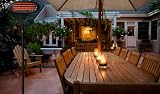 Winterheat Electric Infra-Red Outdoor/Garden Patio Heater in Black