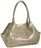 Elaine Turner Tammy Croc-Embossed Patent Tote