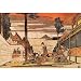 Professionally Framed Katsushika Hokusai First Act Japanese Theater Art Poster Print - 13x19 with RichAndFramous Black Wood Frame