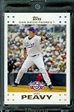 2007 Topps Opening Day #28 Jake Peavy San Diego Padres - Mint Condition - Shipped in Protective Display Case !