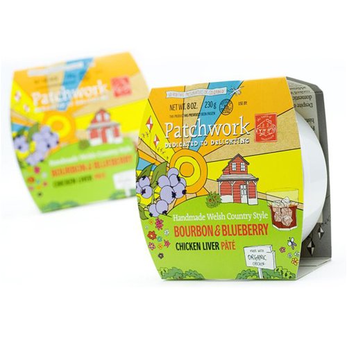 Patchwork Pâté - Chicken Liver, Bourbon and Blueberry Pâté (8 ounce) by igourmet.com by igourmet