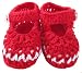 Handmade Baby Mini Shoes - Cherry (100% Hand-crocheted) [Apparel]