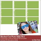 Photoshop Brushes - Blocked Out Photo Mats No. 01