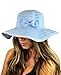 NYFASHION101 Crushable Two Tone Weaved Removable Bow Floppy Brim Sun Hat