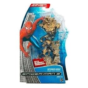 Sand Damaged Black Suit Spider-Man Figure - Marvel Spider-Man 3 Movie Series 1