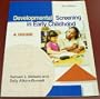 Developmental Screening in Early Childhood A Guide