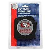 Sports NFL 49ERS 25" Black Tape Measure/Black
