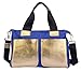 Heshe Women's Contrast Color Shoulder Handbags Tote Bag Cross Body Purse Large Capacity