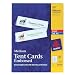Avery Laser & Ink Jet 2 1/2 x 8 1/2 Inch White Tent Cards 100 Count (5305)