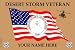Veteran Coast Guard Desert Storm Small House Flag