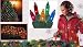 4' x 6' Multi Mini Net Style Christmas Lights - Green Wire