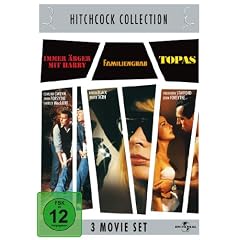 Hitchcock-Collection: Immer �rger mit Harry / Familiengrab / Topas [3 DVDs]
