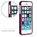 CaseCrown Lux Glider Case, Perfect Fit & Soft Interior, for iPhone 5 / 5S / SE (Purple Amethyst)