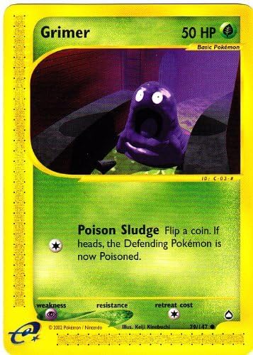 Pokmon Single Trading Card - GRIMER (Aquapolis #79/147) by Pokmon TCG