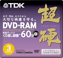TDK 8cmDVD-RAM 60分記録 超硬 スマートケース入り 3枚パック DRAM60HC3A