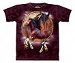 Horse Shield T-Shirt 100% Cotton Short Sleeve Shirt