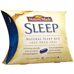 Nature Made Liquid Softgel Sleep Natural Sleep Aid, 30-Count
