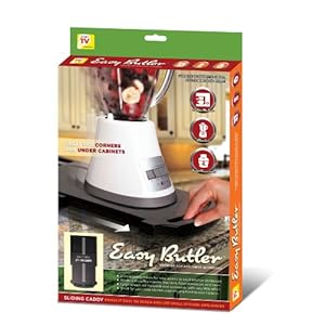 Smart TV Solutions Easy Butler Kitchen Counter Top Appliance Sliding Stand Black