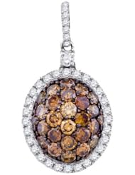 1.30CT-DIA BROWN DIAMOND FASHION PENDANT
