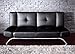 DHP Emma Convertible Sleeper Futon, Black