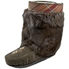 Manitobah Mukluks Women's Half Muk With Tartan Trim Slip On Boot