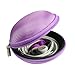 It is Earphone Headset Earbuds Hard Hold Case (Purple)