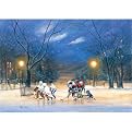 Hockey Players I Canvas Wall Art - 18x24"