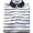 Mens Tommy Hilfiger Polo Shirt in Grey Double Stripes (Small)