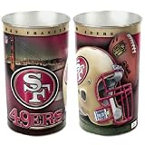 San Francisco 49ers NFL Tapered Wastebasket (15" Height)
