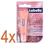 4 x Labello Lippenpflegestift Glamorous Gloss Natural LSF 15