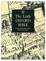 The Little Oxford Bible, KJV: King James Version (Bible Akjv)