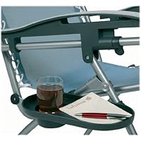 Cup Holder with Tray for Lafuma Recliners - Dark Grey Color