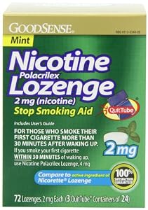 Good Sense Nicotine Lozenge, 2mg (nicotine), Mint, 72-count, 3x24p