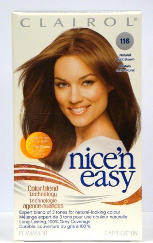 Clairol Nice 'N Easy Color #116 Natural Light Brown
Clairol Nice 'N Easy Color #116 Natural Light Brown