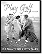 The Three Stooges - Lotta Balls Tin Sign 12"W x 16"H